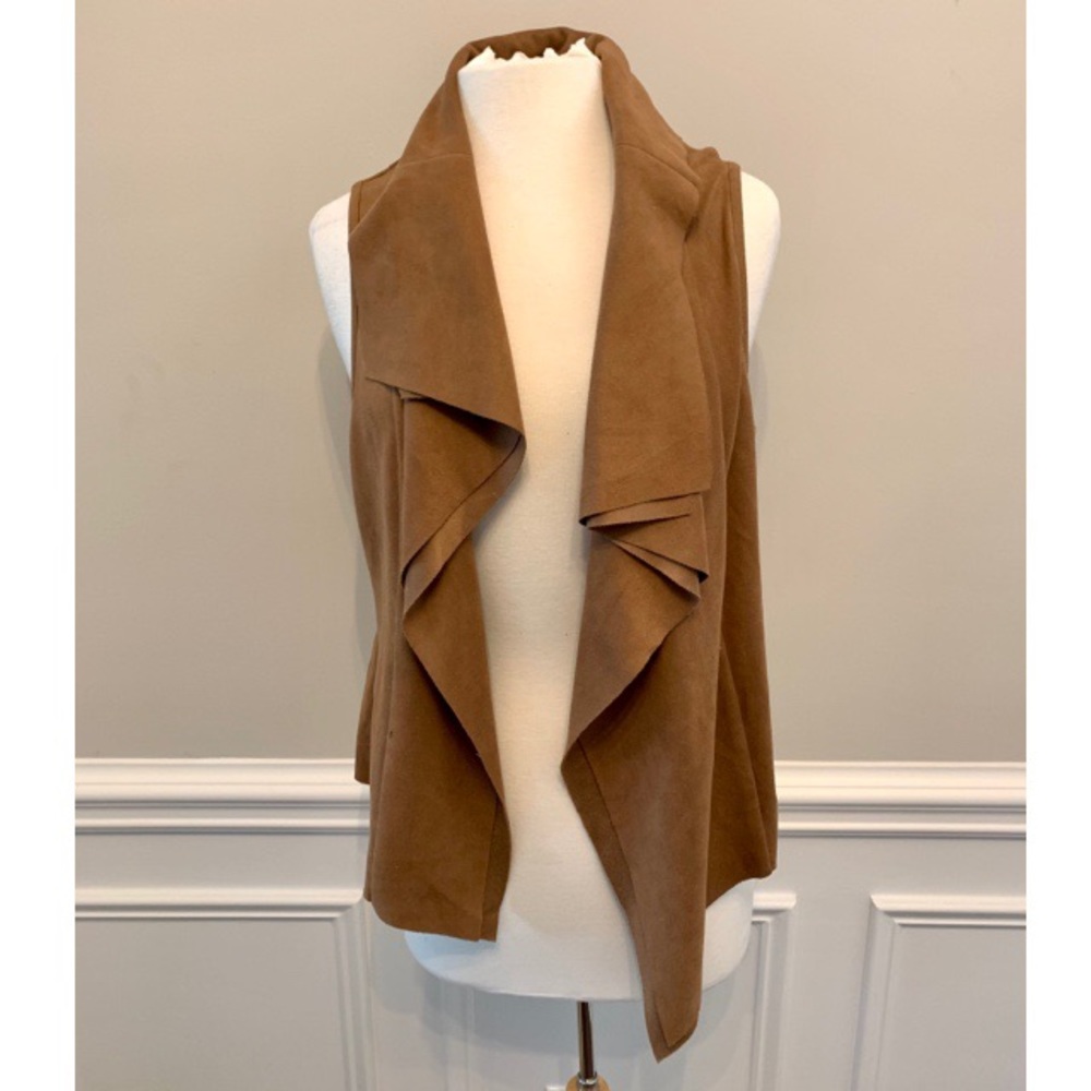Karen Kane Brown Suede Vest